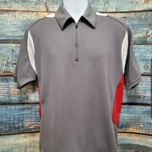 Nike Dri-Fit Shirt Mens Quarter Zip Polo Sz M